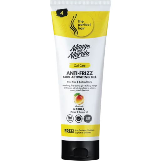 The Perfect Hair Mango & Marula Anti-Frizz Curl Activating Gel 250ml The Perfect Hair Mango & Marula Anti-Frizz Curl Activating Gel 250ml
