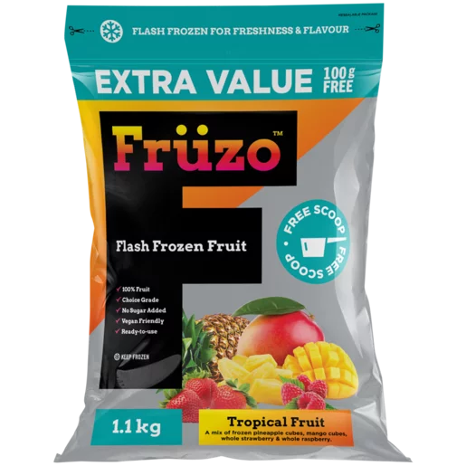 Früzo Flash Frozen Tropical Fruit 1.1kg Früzo Flash Frozen Tropical Fruit 1.1kg