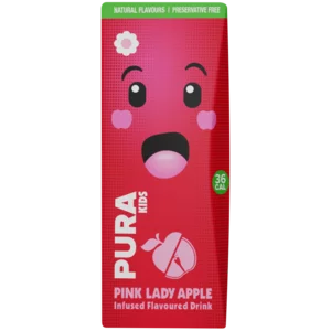 Pura Kids Pink Lady Apple Flavoured Drink Box 200ml Pura Kids Pink Lady Apple Flavoured Drink Box 200ml