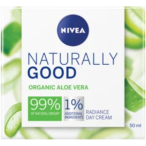 Nivea Naturally Good Organic Aloe Vera Radiance Day Cream Tub 50ml