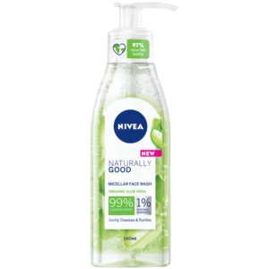 Nivea Naturally Good Organic Aloe Vera Micellar Face Wash 140ml Nivea Naturally Good Organic Aloe Vera Micellar Face Wash 140ml