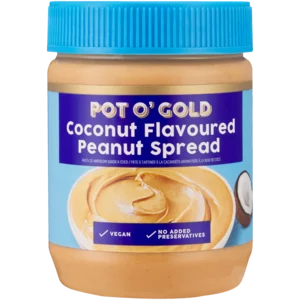 Pot O' Gold Coconut Flavoured Peanut Spread 400g Pot O' Gold Coconut Flavoured Peanut Spread 400g