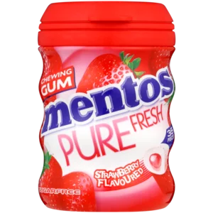 Mentos Strawberry Flavoured Chewing Gum 35 Pieces 61.25g