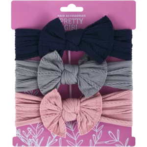 Pretty Girl Bow Headbands 3 Piece