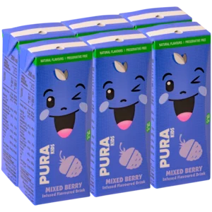 Pura Kids Mixed Berry Infused Flavoured Drink Box 6x200ml