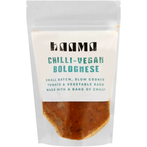 Kaama Frozen Vegan Chilli Bolognese Sauce Pack 200g