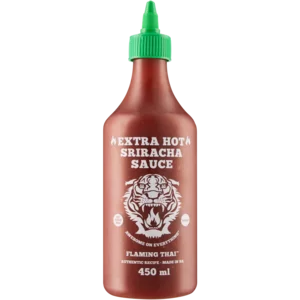 Flaming Thai Extra Hot Sriracha Sauce 450ml Flaming Thai Extra Hot Sriracha Sauce 450ml