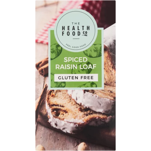 The Health Food Co Frozen Gluten Free Spiced Raisin Loaf 2 Pack