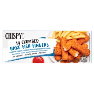 Crispy Cuts Frozen 14 Crumbed Hake Fish Fingers 400g