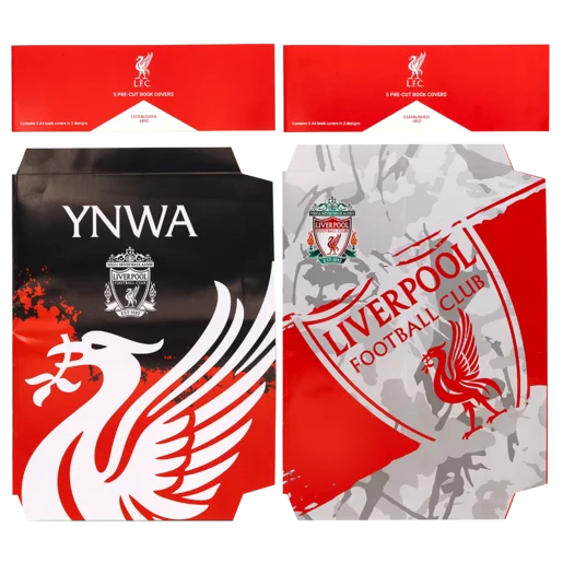 Liverpool A4 Book Jackets 5 Piece (Assorted Item - Supplied At Random) Liverpool A4 Book Jackets 5 Piece (Assorted Item - Supplied At Random)