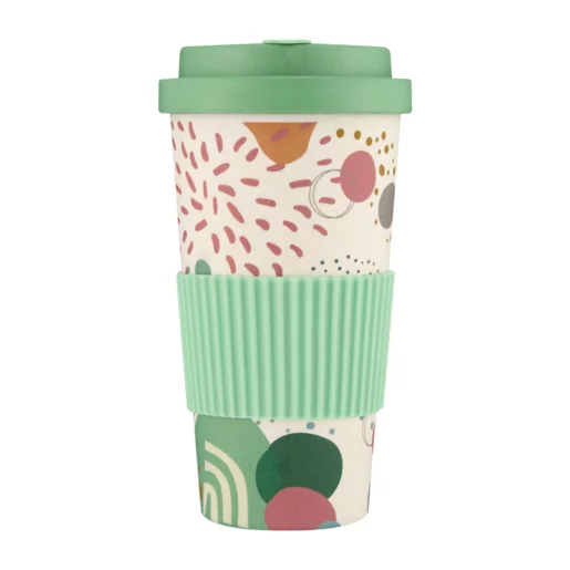 Abstract Bamboo Fibre Travel Mug 600ml (Assorted Product - Single Item) Abstract Bamboo Fibre Travel Mug 600ml (Assorted Product - Single Item)