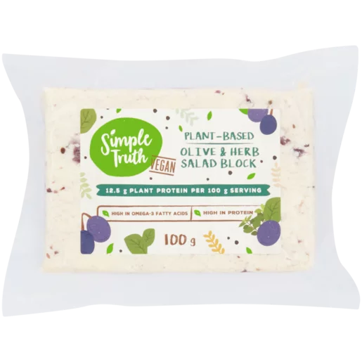 Simple Truth Plant-Based Olive & Herb Salad Block 100g