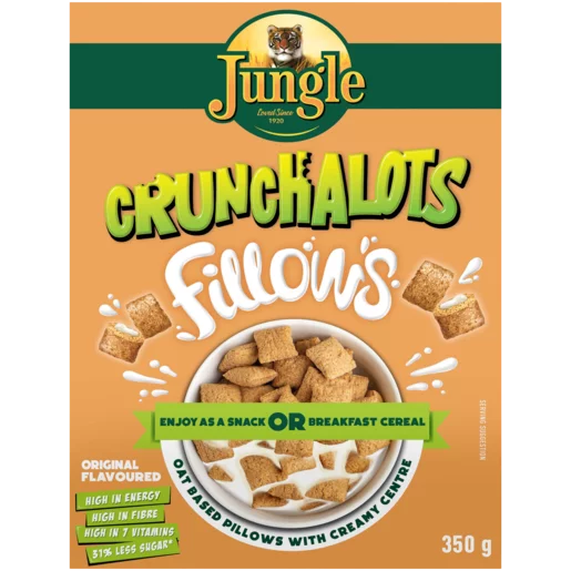 Jungle Original Crunchalots Fillows Cereal 350g Jungle Original Crunchalots Fillows Cereal 350g