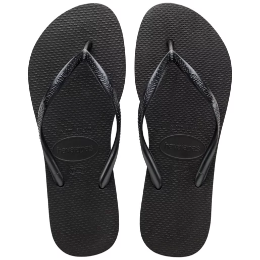 Havaianas Ladies Slim Black Sandals 33/34