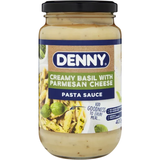 Denny Creamy Basil With Parmesan Cheese Pasta Sauce 400g