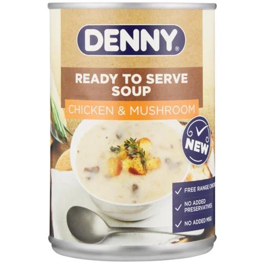 Denny Chicken & Mushroom Soup 400g Denny Chicken & Mushroom Soup 400g