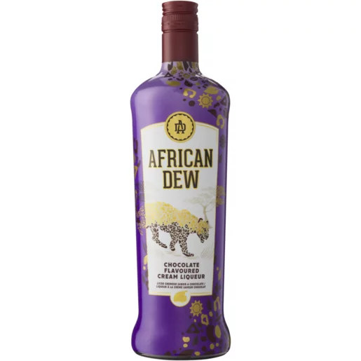 African Dew Chocolate Flavoured Cream Liqueur Bottle 750ml African Dew Chocolate Flavoured Cream Liqueur Bottle 750ml