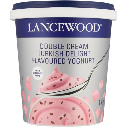 Lancewood Double Cream Turkish Delight Flavoured Yoghurt 1kg
