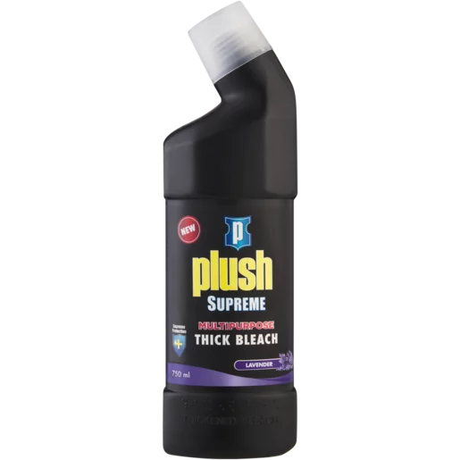 Plush Supreme Lavender Fragrance Multipurpose Thick Bleach 750ml Plush Supreme Lavender Fragrance Multipurpose Thick Bleach 750ml