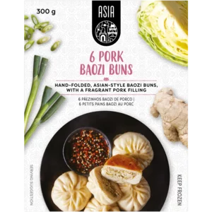 Asia Frozen Pork Baozi Buns 6 Pack Asia Frozen Pork Baozi Buns 6 Pack