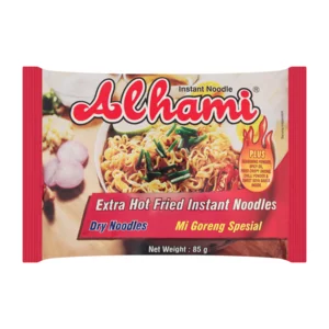 Alhami Extra Hot Fried Instant Noodles 85g Alhami Extra Hot Fried Instant Noodles 85g