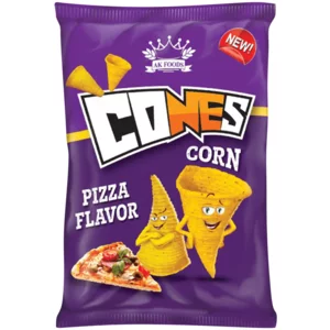 AK Foods Cones Pizza Flavoured Corn Chips 100g