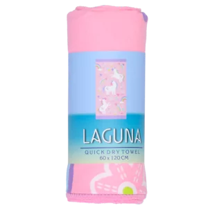Laguna Pink Quick Dry Beach Towel 60x120cm