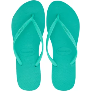 Havaianas Ladies Green Size 8 Slim Sandals 1Pair Havaianas Ladies Green Size 8 Slim Sandals 1Pair