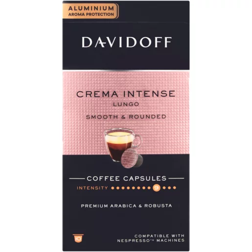 Davidoff Crema Intense Lungo Coffee Capsules 10 Pack Davidoff Crema Intense Lungo Coffee Capsules 10 Pack
