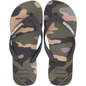 Havaianas Mens Olive Size 8-8.5 Top Camu Sandals 1Pair Havaianas Mens Olive Size 8-8.5 Top Camu Sandals 1Pair