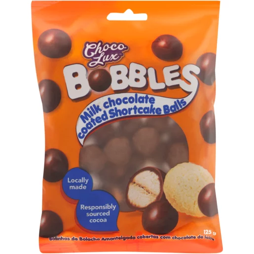 Choco Lux Shortcake Milk Chocolate Bobbles 125g