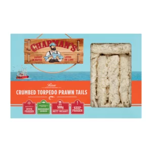 Chapman's Crumbed Torpedo Prawn Tails 500g