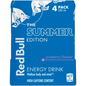 Red Bull Summer Edition Juneberry Flavour Energy Drink 4x250ml