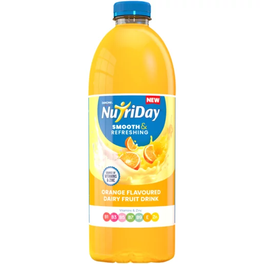 Danone NutriDay Orange Flavoured Dairy Fruit Drink 1.5L Danone NutriDay Orange Flavoured Dairy Fruit Drink 1.5L