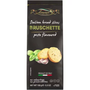 Laurieri Pesto Flavoured Bruschette 150g Laurieri Pesto Flavoured Bruschette 150g