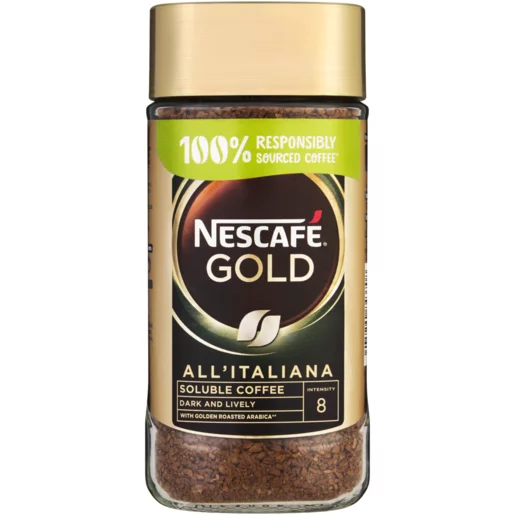 Nescafé Gold All’Italiana Soluble Coffee 200g Nescafé Gold All’Italiana Soluble Coffee 200g