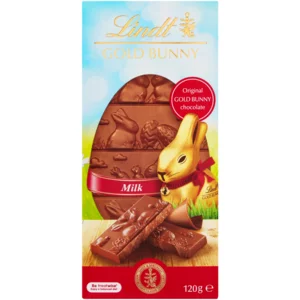 Lindt Gold Bunny Milk Chocolate Slab 120g Lindt Gold Bunny Milk Chocolate Slab 120g