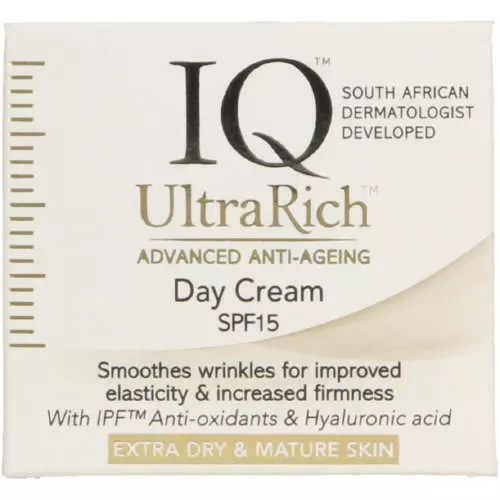 IQ UltraRich SPF15 Advanced Anti-Ageing Day Cream 50ml IQ UltraRich SPF15 Advanced Anti-Ageing Day Cream 50ml
