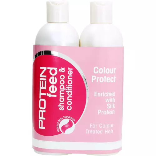 Protein Feed Colour Protect Shampoo & Conditioner 800ml Protein Feed Colour Protect Shampoo & Conditioner 800ml