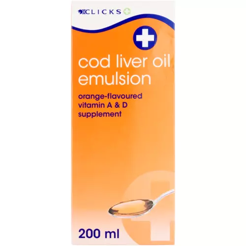 Cod Liver Oil Emulsion Orange 200ml Cod Liver Oil Emulsion Orange 200ml