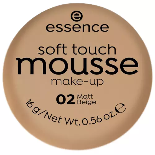 Essence Soft Touch Mousse Make-Up 02 Matt Beige 16g Essence Soft Touch Mousse Make-Up 02 Matt Beige 16g