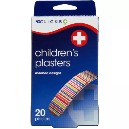 Clicks Children's Plasters Assorted Designs 20 Plasters