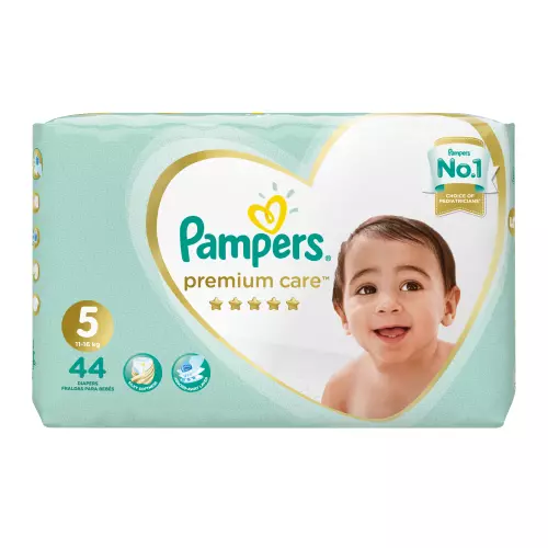 Pampers Premium Care Nappies Size 5 44's Pampers Premium Care Nappies Size 5 44's