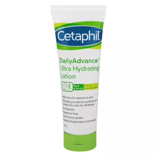 Cetaphil DailyAdvance Ultra Hydrating Lotion 225g Cetaphil DailyAdvance Ultra Hydrating Lotion 225g