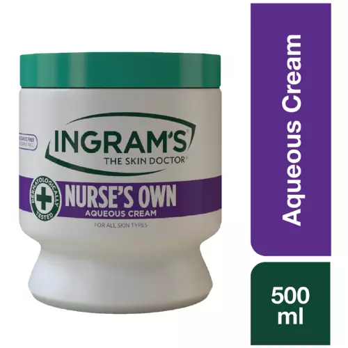 Ingram's Nurse's Own Aqueous Cream 500ml Ingram's Nurse's Own Aqueous Cream 500ml