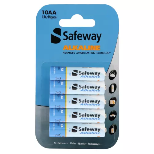 Safeway AA Alkaline Batteries 10 Pack Safeway AA Alkaline Batteries 10 Pack