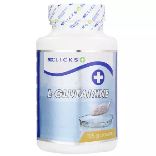 Clicks L-Glutamine Muscle Volume Revitaliser 125g