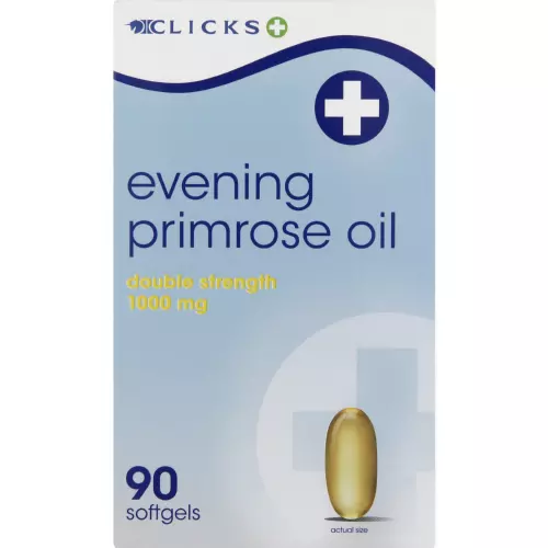 Clicks Evening Primrose Oil Double Strength 90 Capsules
