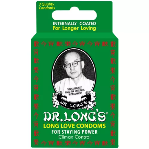 Dr. Long's Long Love Condoms 3 Pack