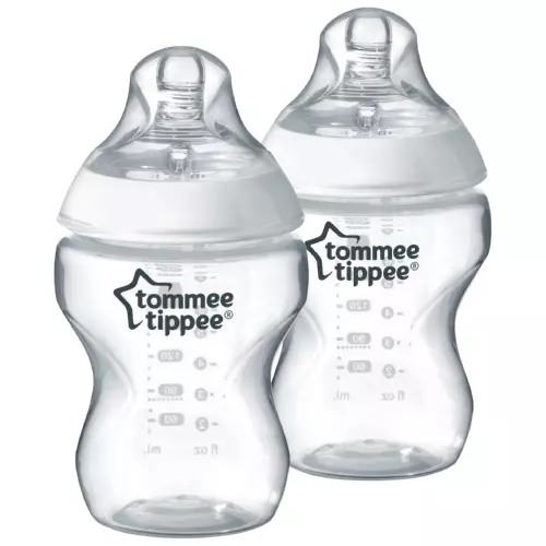 Tommee Tippee Closer to Nature 2 Feeding Bottles 260ml Tommee Tippee Closer to Nature 2 Feeding Bottles 260ml